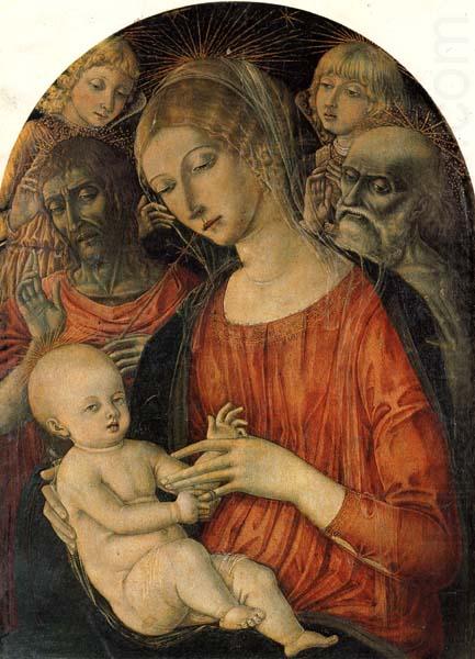 Matteo Di Giovanni Madonna and Child with Angles and Saints oil painting picture